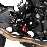 HOT BODIES MGP Rearset - Black - Ninja 400 2018-2023 51801-2500