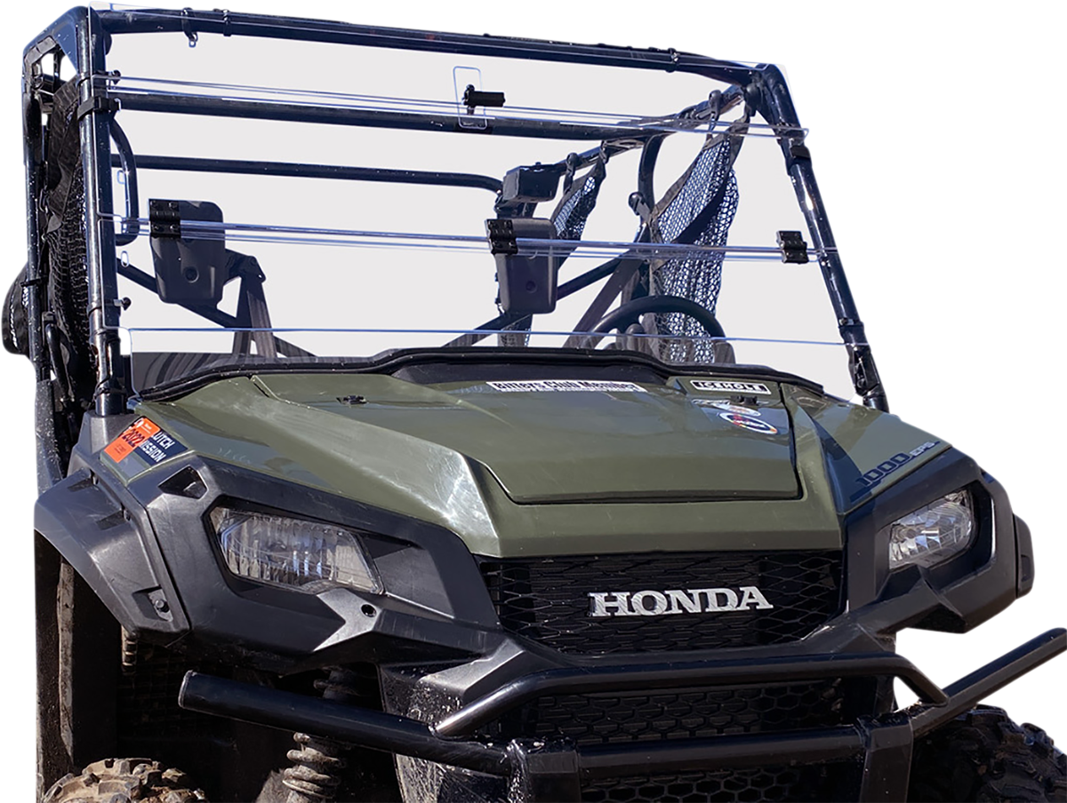 MOOSE UTILITY Full Folding Windshield - Deluxe - Pioneer V000258-12200M