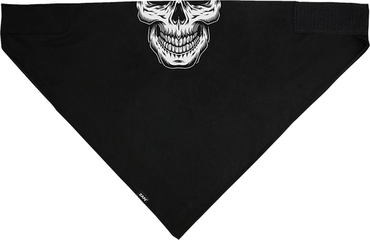 ZAN HEADGEAR SportFlex Bandana - Black/White Skull BL002