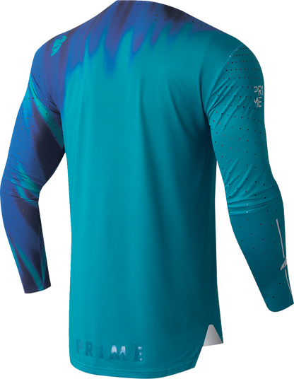 THOR Prime Freeze Jersey - Aqua/Navy - Large 2910-7458