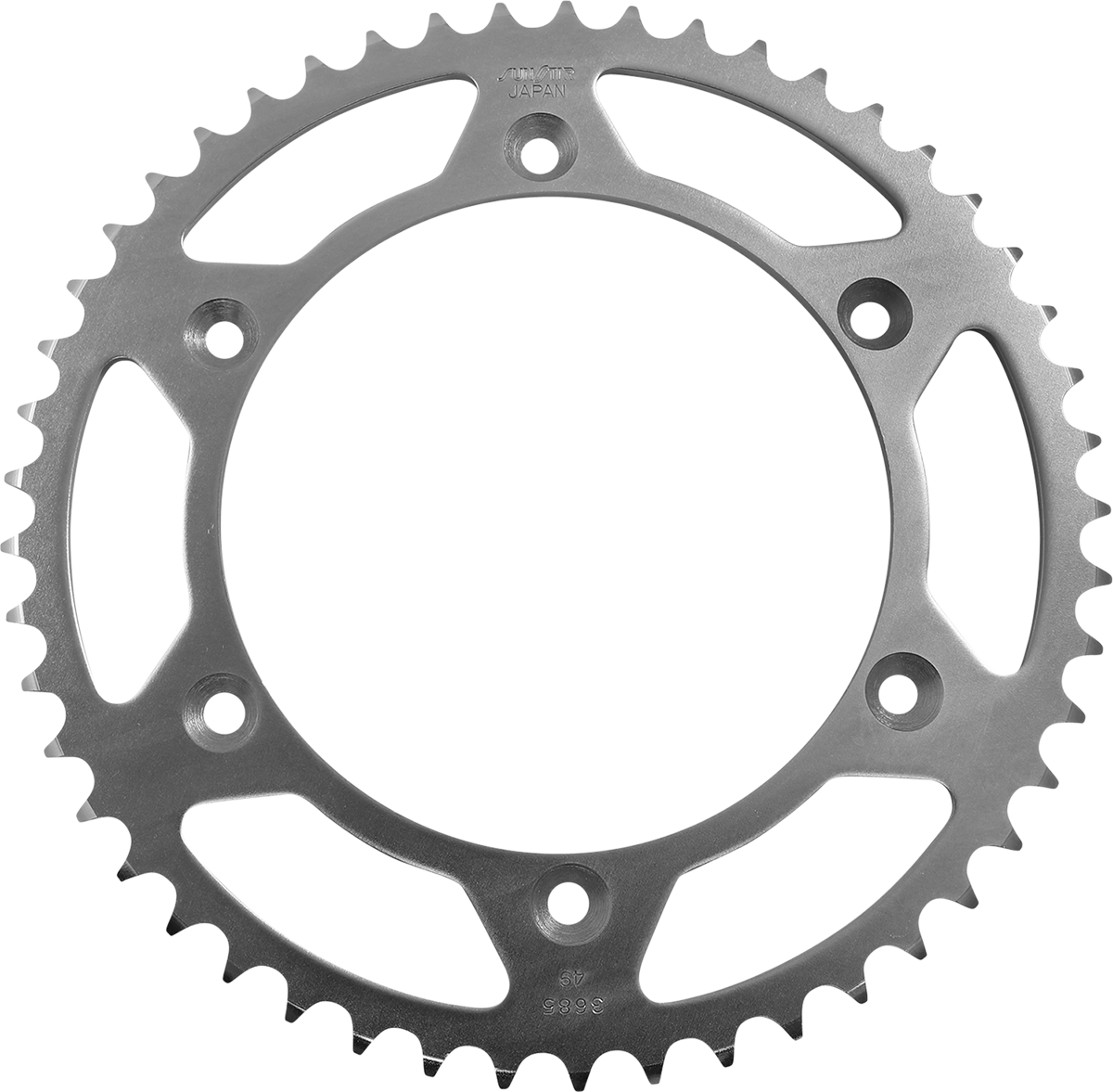 SUNSTAR SPROCKETS Steel Rear Sprocket - 49 Tooth - Yamaha 2-368549