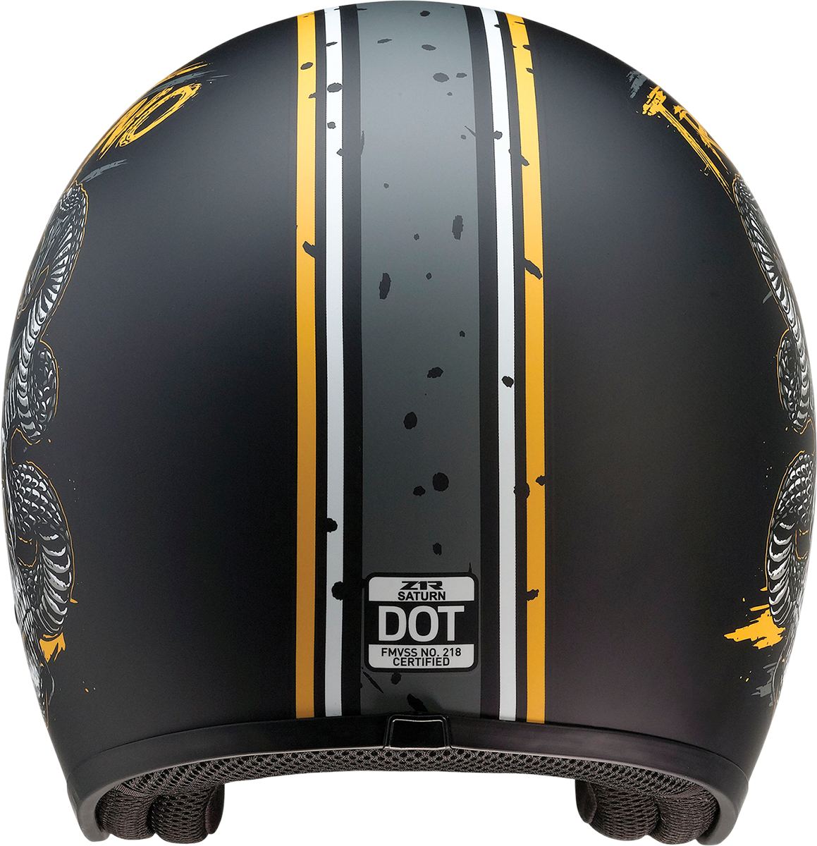 Z1R Saturn Helmet - Trust No One - Black/Yellow - Small 0104-2853