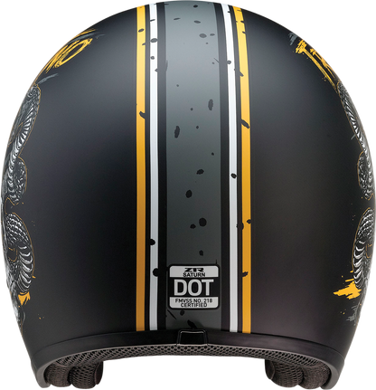 Z1R Saturn Helmet - Trust No One - Black/Yellow - XS 0104-2852