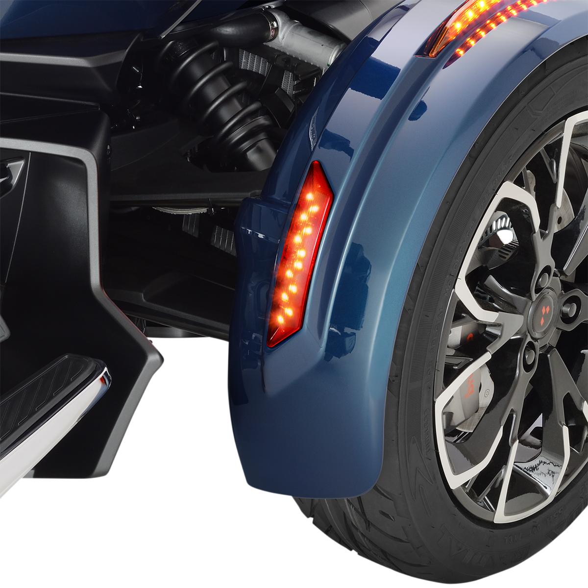 SHOW CHROME Front Fender Lights - Rear - Can-Am 41-202