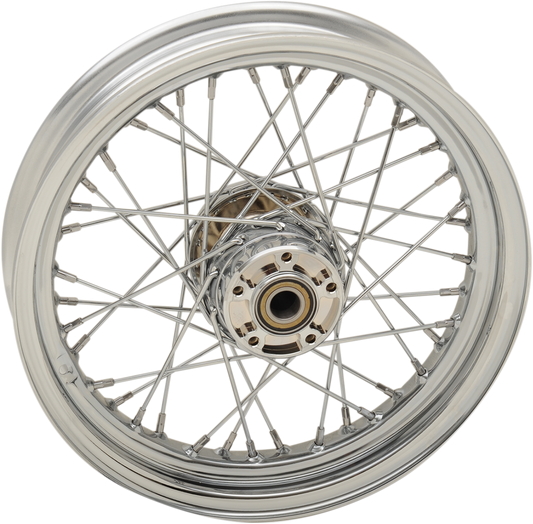 DRAG SPECIALTIES Front Wheel - Dual Disc/ABS - Chrome - 16"x3.00" - '08+ FLT 64542