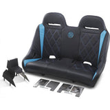 BS SAND Extreme Bench Seat - Big Diamond - Black/Titanium Blue EXBETBBDC