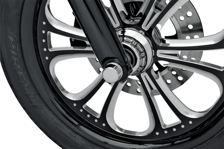 DRAG SPECIALTIES Axle Caps - Chrome - Front 16-0217-BC114