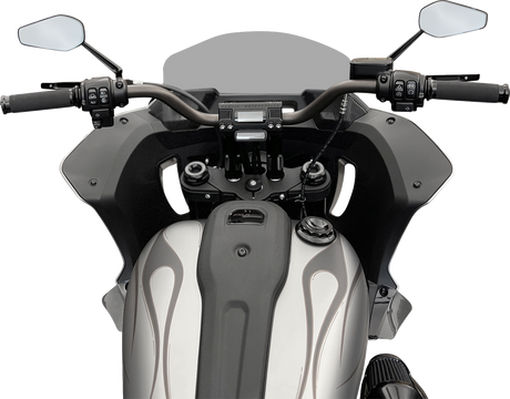 KODLIN MOTORCYCLE Risers - Fastback - 6" - Black K55123