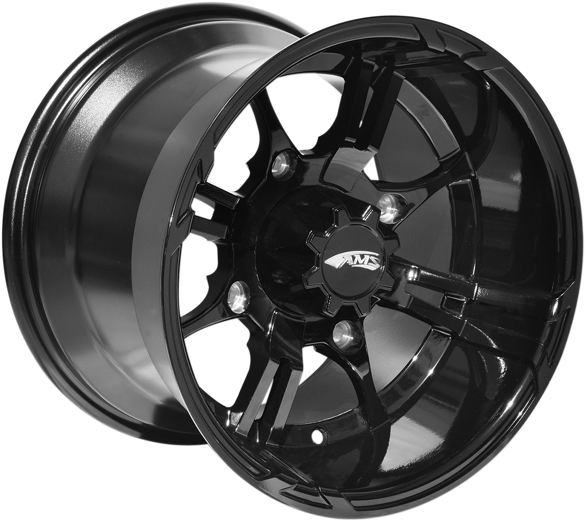 AMS Roll'n 108 Wheel - Front - Black - 15x8 - 4/137 5801-032BS