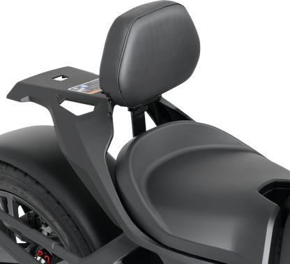 SHOW CHROME Quick-Detach Backrest - Black - Ryker '20-'22 41-416