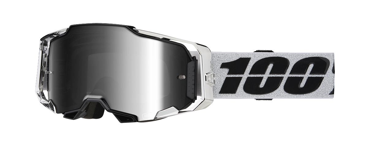100% Armega Goggles - Atac - Silver Mirror 50005-00016