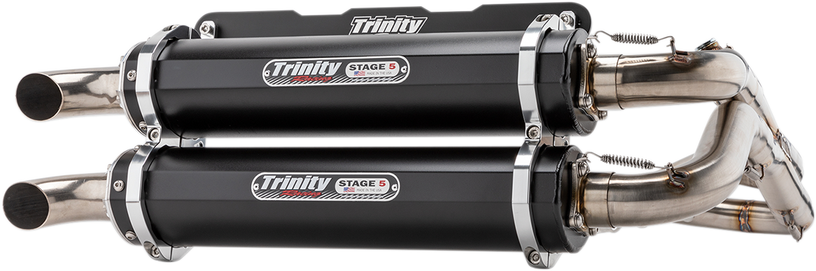 TRINITY RACING Escape doble - Negro TR-4166D-BK