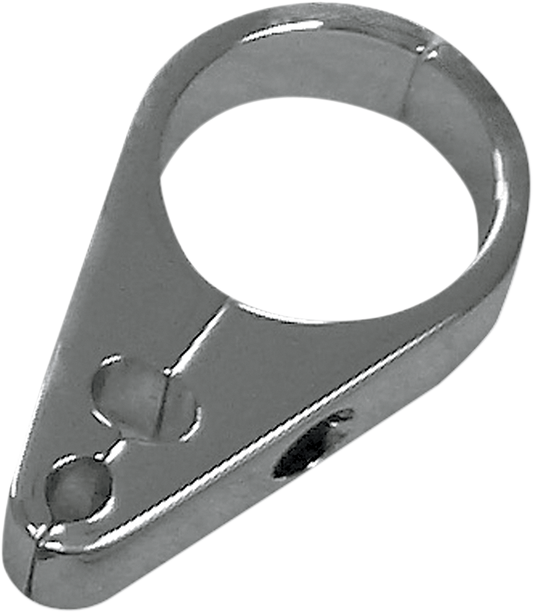 DRAG SPECIALTIES Cable Clamp - Throttle/Idle/Brake - 1-1/8" - Chrome 0658-0036