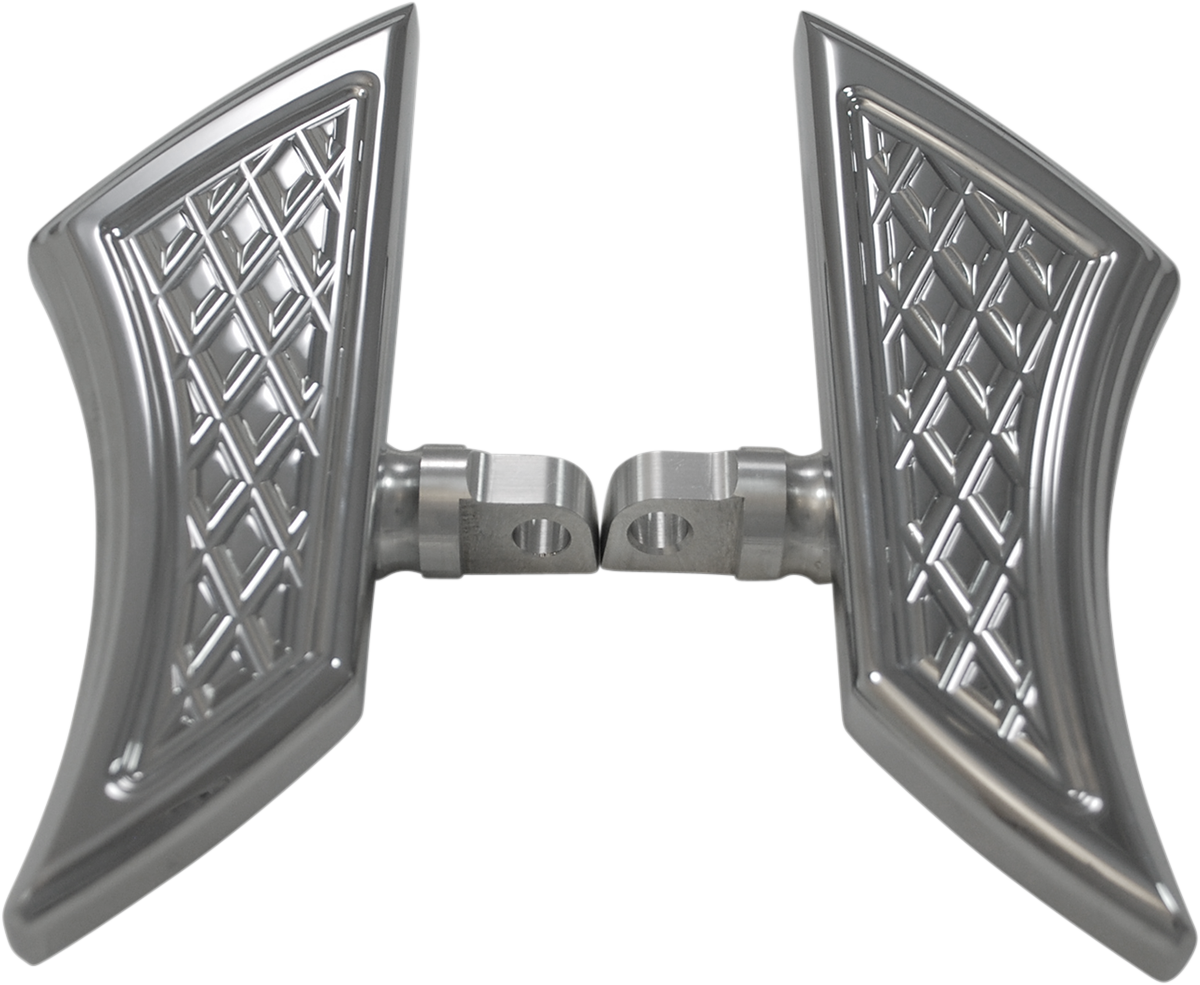 EDDIE TROTTA DESIGNS Folding Mini Floorboard - Chrome TC545