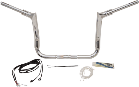 FAT BAGGERS INC. Handlebar Kit - Pointed Top - 12" - Chrome 809212