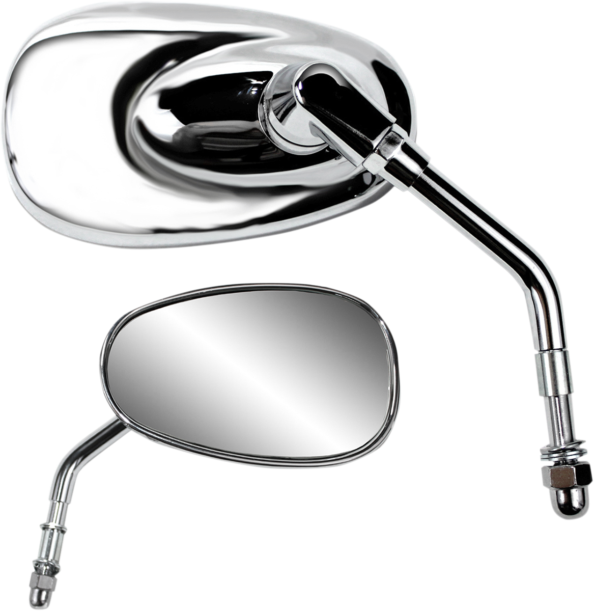 Parts Unlimited Billet Chrome Mirror 17043