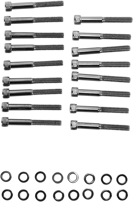 DRAG SPECIALTIES Bolt Kit - Knurled - Primary MK685BK