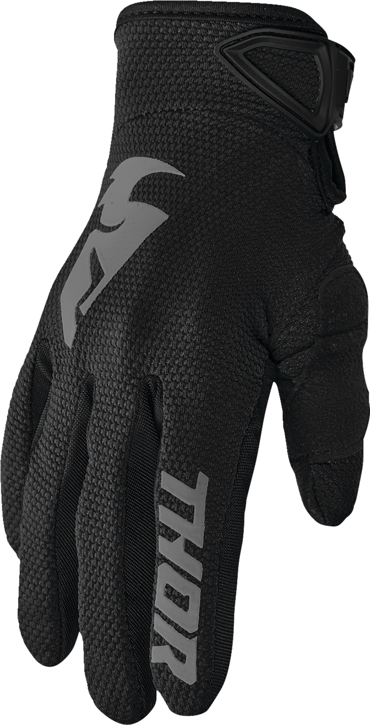 THOR Sector Gloves - Black/Gray - Large 3330-7252