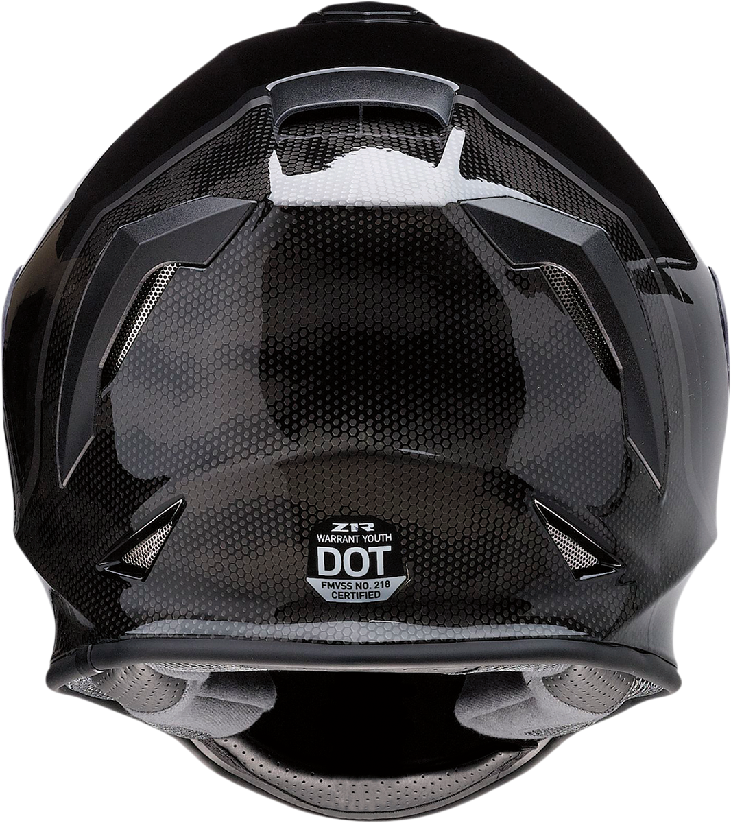 Z1R Youth Warrant Helmet - Kuda - Gloss Black - Medium 0102-0246