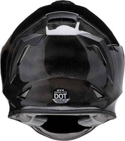 Z1R Youth Warrant Helmet - Kuda - Gloss Black - Medium 0102-0246