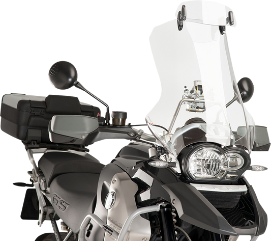 PUIG HI-TECH PARTS Adjustable Visor - Clear - R1200GS 6319W