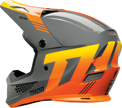 THOR Sector 2 Helmet - Carve - Charcoal/Orange - Medium 0110-8123