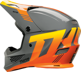 THOR Sector 2 Helmet - Carve - Charcoal/Orange - Large 0110-8124