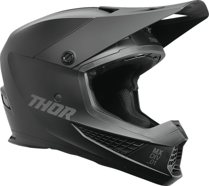 THOR Sector 2 Helmet - Blackout - Large 0110-8156