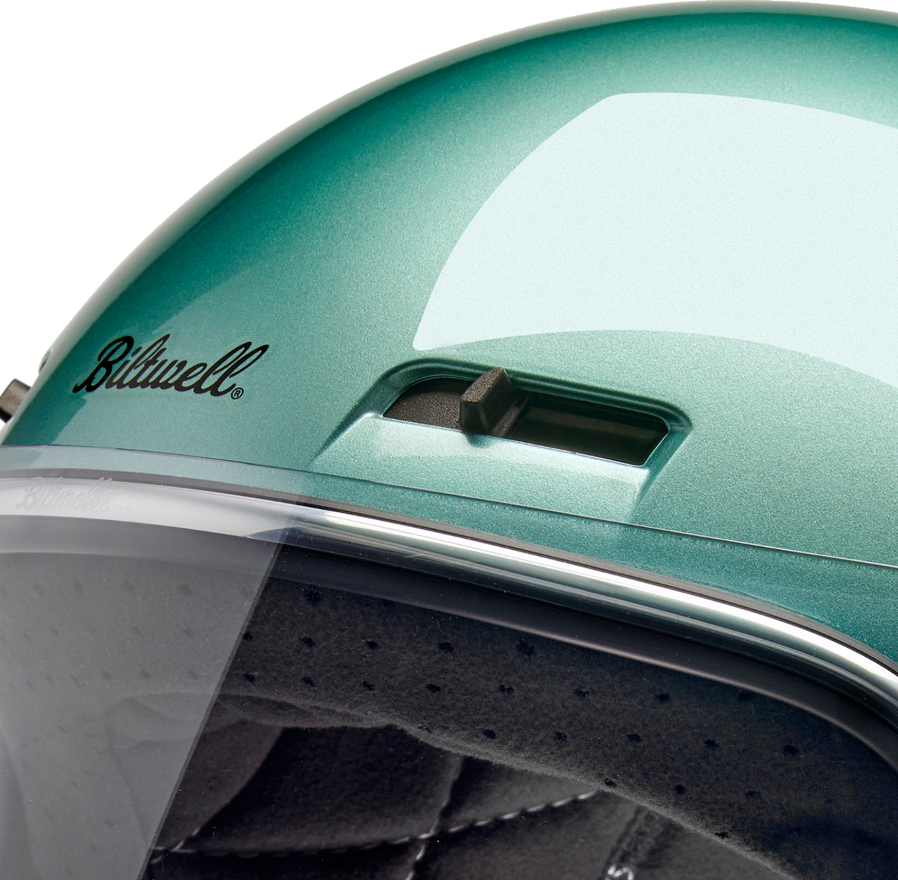 BILTWELL Gringo SV Helmet - Metallic Seafoam - Medium 1006-313-503