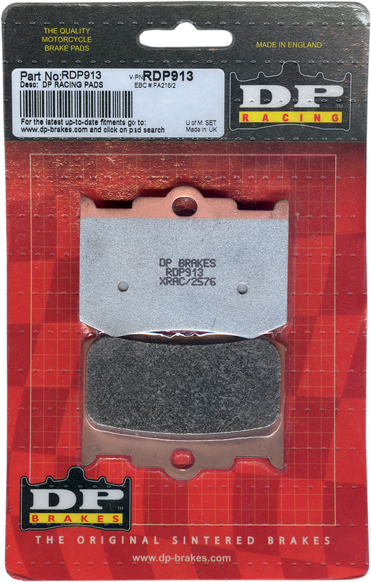 DP BRAKES Sintered Brake Pads - 4-Piston Caliper RDP913