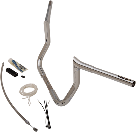 FAT BAGGERS INC. Handlebar Kit - Pointed Top - 10" - Chrome 909110