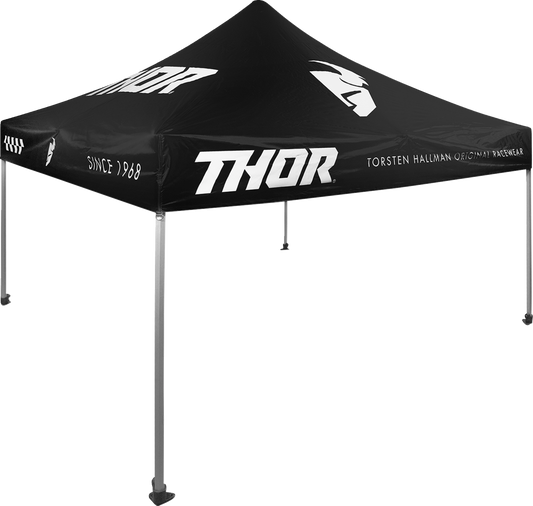 THOR Track Canopy - 10' x 10' - Black/White 4030-0065