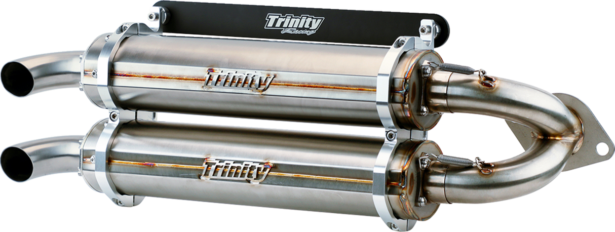 Silenciador deslizante de acero inoxidable TRINITY RACING TR-4118S-SS