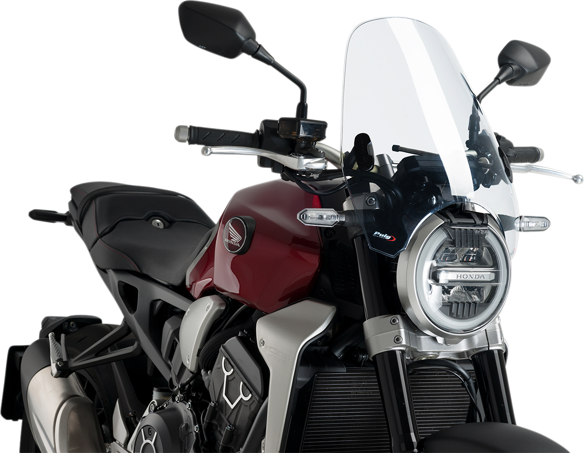 PUIG HI-TECH PARTS Custom II Windshield - Clearly - X11 0336W