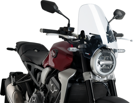 PUIG HI-TECH PARTS Custom II Windshield - Clearly - X11 0336W