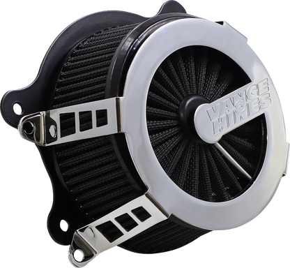 VANCE & HINES Cage Fighter Air Cleaner - Chrome - M8 70356