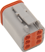 NAMZ Deutsch Plug - 6 Pin - Gray DP-6G
