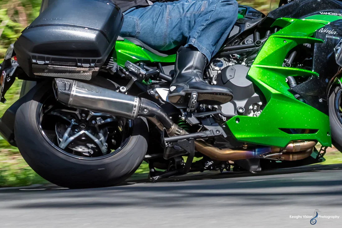 IN STOCK Vandemon Kawasaki H2 SE SX Vandemon Titanium Exhaust System 2018-25 KAWAH2SESXTIEXHSYSC VA-133