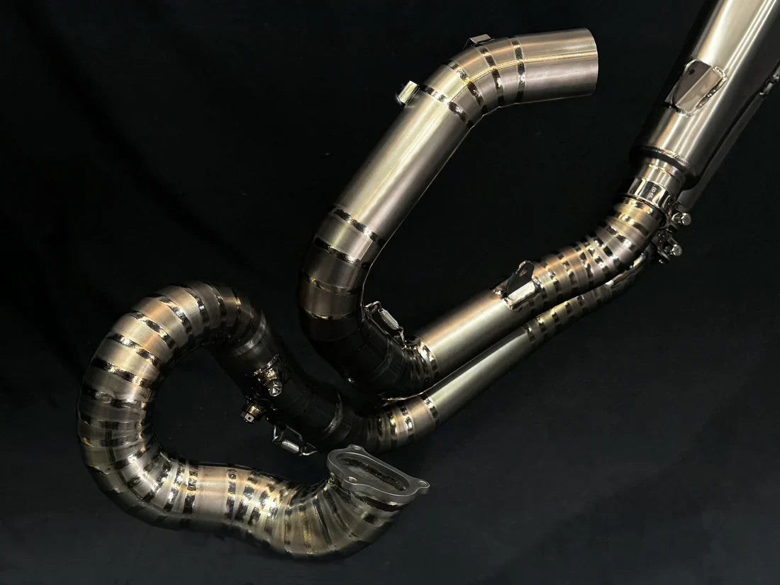 Vandemon Ducati Diavel 1200 Split Pulse Titanium Exhaust System DUCDVLTIBREXHB VA-109