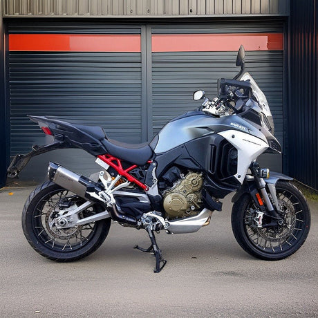 Vandemon Ducati Multistrada V4 Bimodal Stealth Titanium Slip-On Exhaust  DUCV4MTSTIMUFWVA VA-117