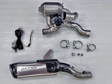 Vandemon Ducati Multistrada V4 Bimodal Stealth Titanium Slip-On Exhaust  DUCV4MTSTIMUFWVA VA-117