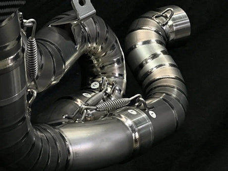 Vandemon Ducati Panigale & Streetfighter V4 Titanium High Mount 3/4 Slip-On 2018-21 DUCV4SFTIMUFHMA VA-120