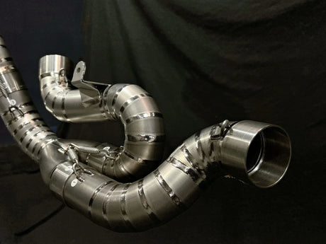 Vandemon  Ducati Panigale & Streetfighter V4 Titanium High Mount 3/4 Slip-On 2022-2024  DUCV4SFTIMUFHMB VA-35