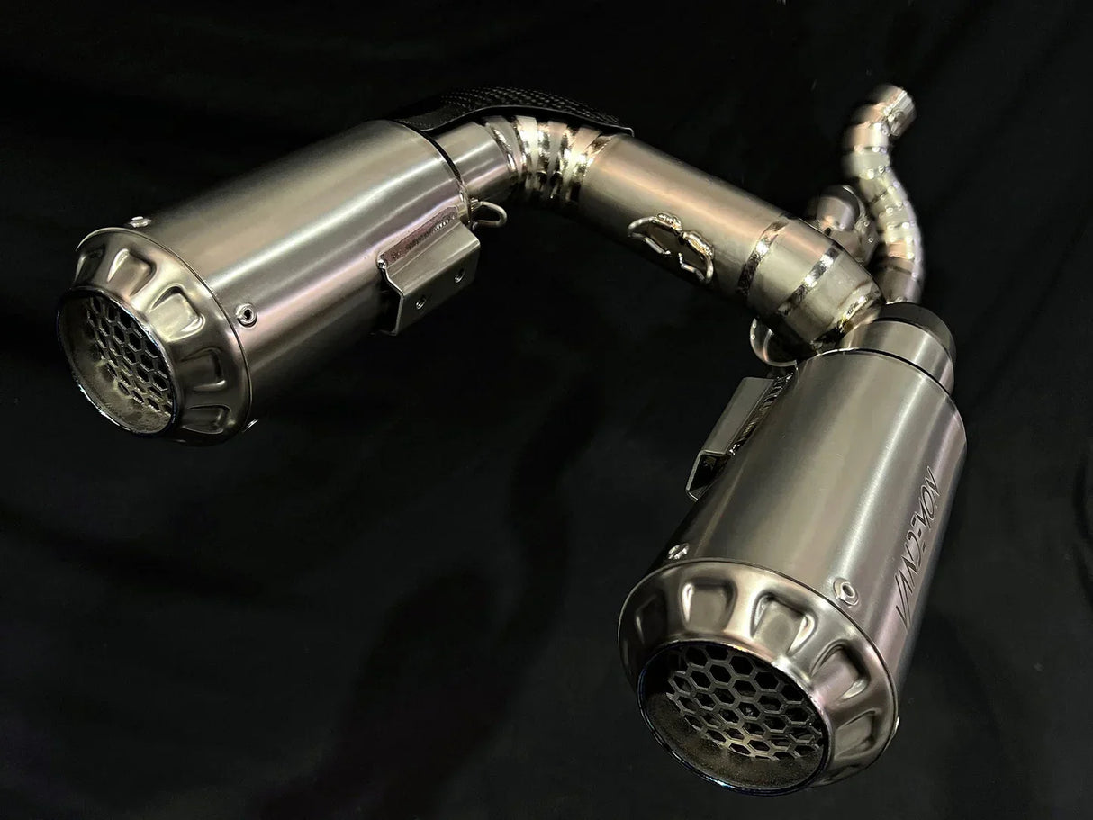 Vandemon  Ducati Panigale & Streetfighter V4 Titanium High Mount 3/4 Slip-On 2023-2024  DUCV4SFTIMUFHMB VA-35