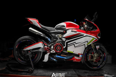 IN STOCK Vandemon  Ducati Panigale 899-959 & Corse Vandemon High Mount Titanium Exhaust System  DUC959TIEXHMESA VA-4