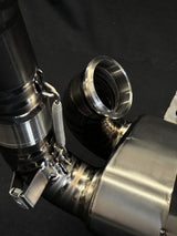 Vandemon Ducati Panigale/ Streetfighter V2 High Mount Titanium Slip-On Mufflers DUCV2TIMESMUFHMA VA-126