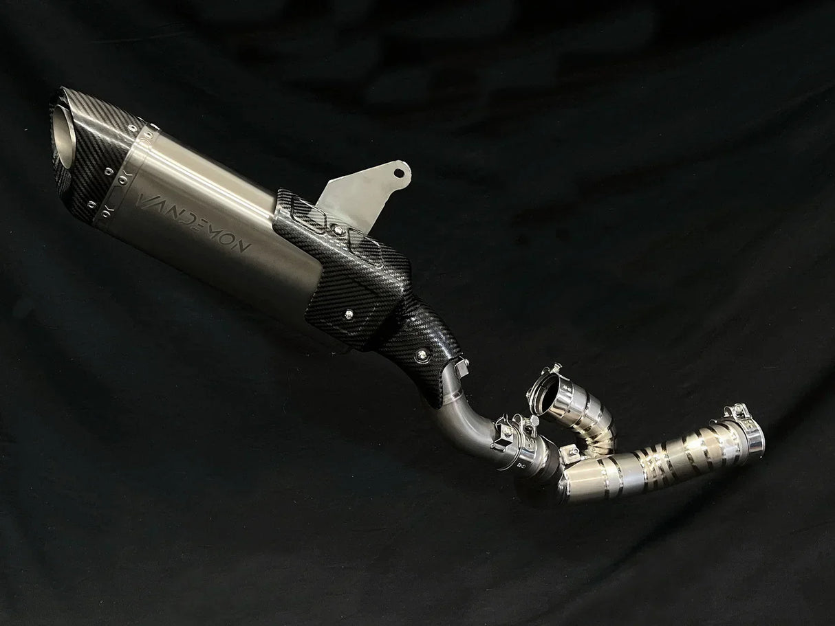 Vandemon  Ducati Multistrada V4 Titanium Slip-On & Optional front headers  DUCV4MTSTIMUFFB VA-33