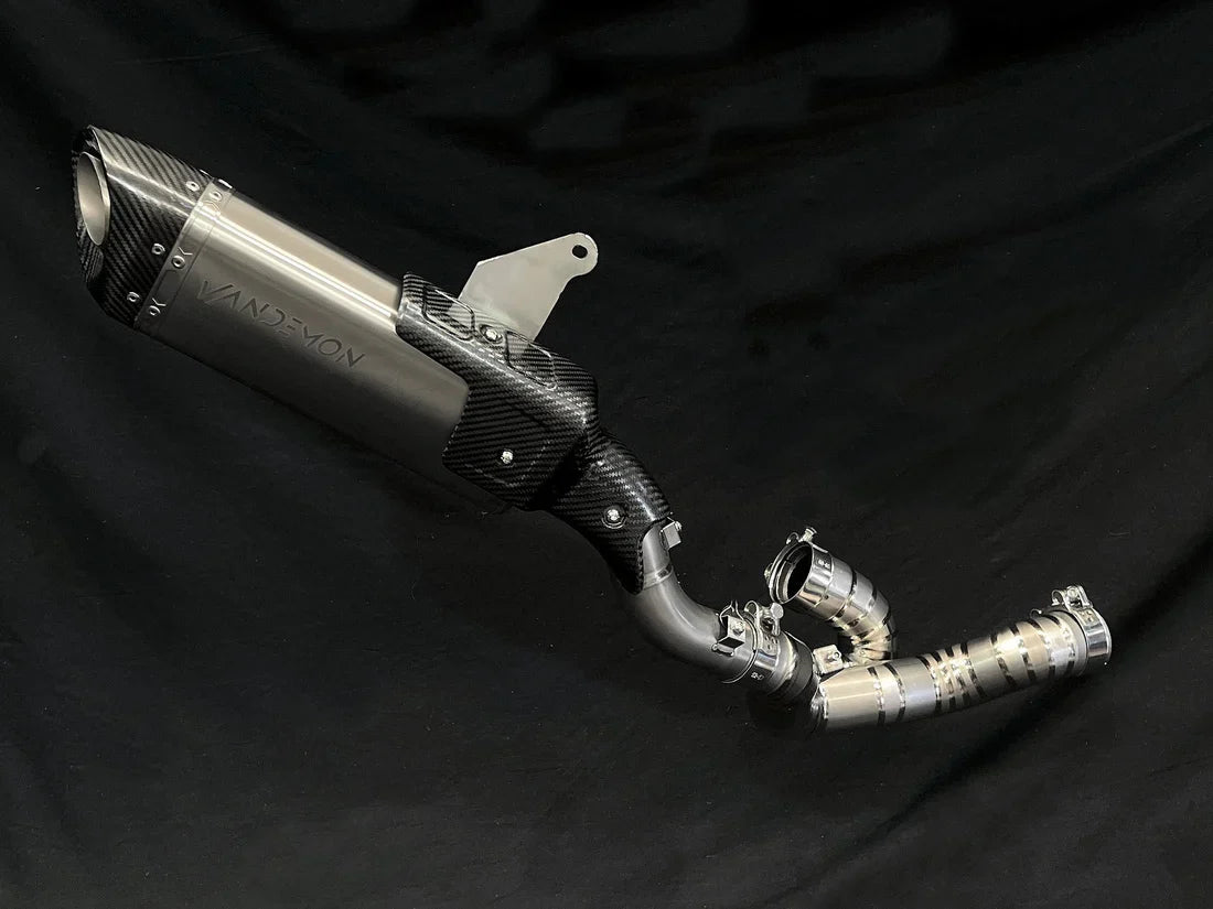 Vandemon Ducati Multistrada V4/V4s Titanium Vandemon Full 3/4 Exhaust System 2021-2025  DUCV4MTSTIEXHSYSA VA-118
