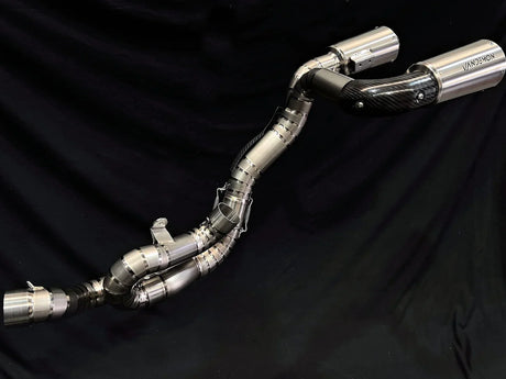 Vandemon  Ducati Panigale & Streetfighter V4 Titanium High Mount 3/4 Slip-On 2022-2024  DUCV4SFTIMUFHMB VA-35