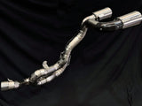 Vandemon  Ducati Panigale & Streetfighter V4 Titanium High Mount 3/4 Slip-On 2022-2024  DUCV4SFTIMUFHMB VA-35